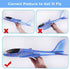 BooTaa 6 Pack Airplane Toys, 17.5" Large Throwing Foam Plane, 2 Flight Mode Gliders, Birthday Gifts for Kids 3-12