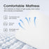 MTWML Twin Crib Mattress Cover Replacement Breathable Cotton-Polyester Diamond Quilted Sheet, Machine & Hand Washable