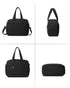 Quilted Diaper Tote with Laptop Compartment and Changing Pad