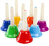 Tosnail 8 Note Metal Hand Bells - Colorful Musical Percussion Toy Instruments for Kids, Children