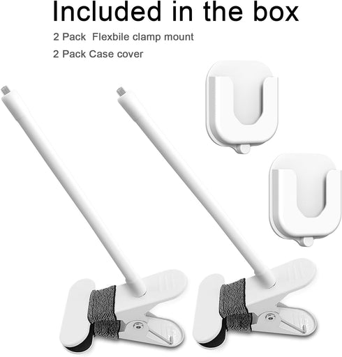 BFYTN 2 Pack C100/C101/C110/C111 Baby Monitor Mount for Tapo Indoor Security Camera Flexible Long Gooseneck Arm, Baby