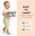 6-18 Tummy Baby Toys for Months, Musical Drum, Light Up, Time, Baby Gifts