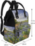 KHIRY Backpack Mummy Backpack Diaper Bag Nappy Baby Bag Cactus Floral Bloom Multifunction Changing Bags for Travel