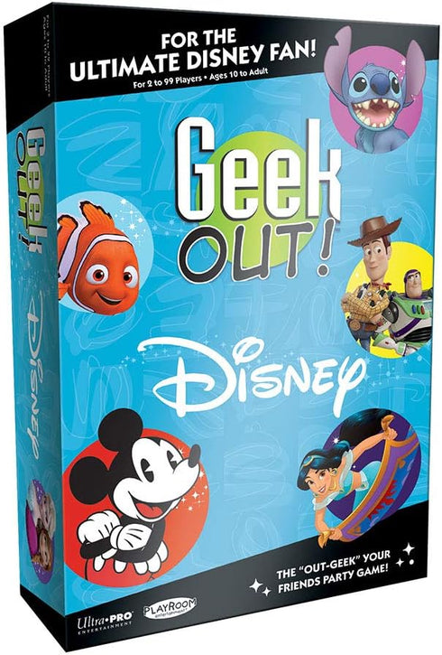 Geek Out! Disney Party Game | Trivia Bluffing Game Featuring Favorite Disney Characters | Perfect for Family Game Night