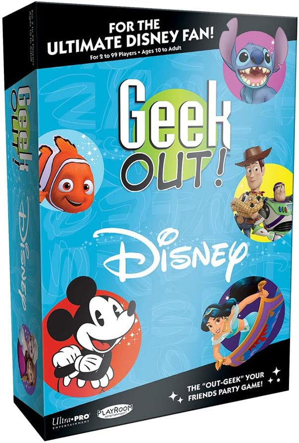 Geek Out! Disney Party Game | Trivia Bluffing Game Featuring Favorite Disney Characters | Perfect for Family Game Night