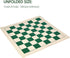 Roll Up Vinyl Chess Board Tournament 15.5" - Lightweight Non-Slip Portable Professional Club Chess Mat