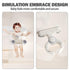FENRNISI 6 3 Toddler Bath Stand-Wall-Mounted Children's Bath Rack, Foldable & Adjustable Infant Bath for Babies Months