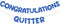 Fulmoon Pre Strung Congratulations Quitter Glitter Banner Funny Retirement Party Decorations Supplies Garland for Men