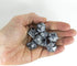 Gray and Black Expanded DND Dice Set with Extra D20 - 'Claws of Darkness'