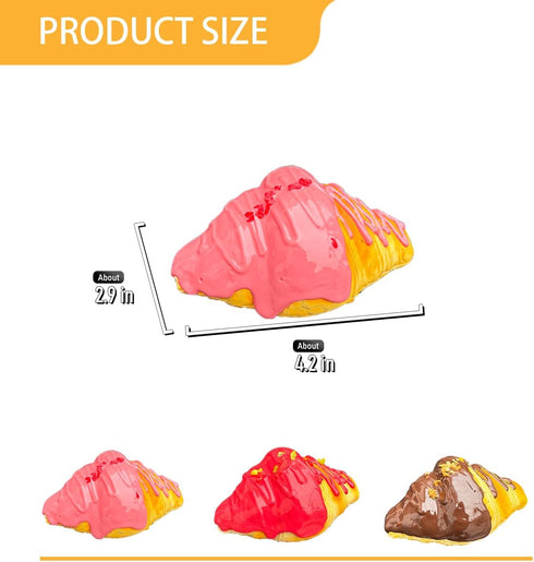 3 3 3 inches pcs Realistic Artificial Toy Fake DonutsFood Fake Cakes Desserts Donut Decorations Toys for Doughnut Party