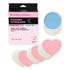 Bamboobies Nursing Pads, Ultra-Soft Velour, Reusable, Washable, 6 Ultra-Thin & 2 Overnight Pads