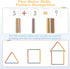 100 Counting 112 Counting Abacus for Kids Math - Wooden Abacus with Sticks and Math Cards, Toys for Preschool Learning