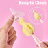 INVODA Cleaning Brush Set, 8PCS, Portable Bottle & Nipple Brushes, BPA Free, Ideal for Baby Bottles