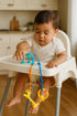 Wey 3-24 High Chair Suction Toys for Babies Months Baby Sensory Toys, Strong Suction Cup Montessori Toys, Teething Toys