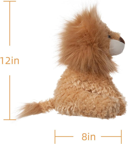 Apricot Lamb Toys Plush Yellow Lion Stuffed Animal, Soft Cuddly Medium Size, Perfect for Child, 12 Inches