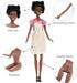 5 Sets 11.5 Inch 5 8 5 ONEST African American Dolls Include Pieces Black Dolls, Pieces Handmade Doll Clothes, Pairs