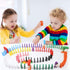 BigOtters Extra Large Domino Blocks Set - 108PCS Colorful Racing Tile Game Educational Toys for Boys Girls