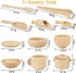 12 Pcs Wooden Sensory Bin Tools, 1 Wooden Box + 11 Sensory Tools for Toddlers, Montessori Learning Toys