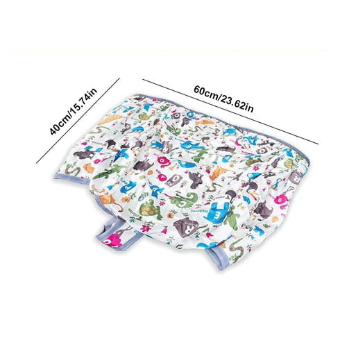 Generic 40x60cm, High Chair Cover, Washable and Easy to Clean, Universals Kids Strollers High Chairs Seat, Mats Feeding