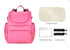 Insular Mummy Backpack Brand Diaper Bag Large Capacity Travel Baby Nursing Diaper Bags for Mum (Ivory)