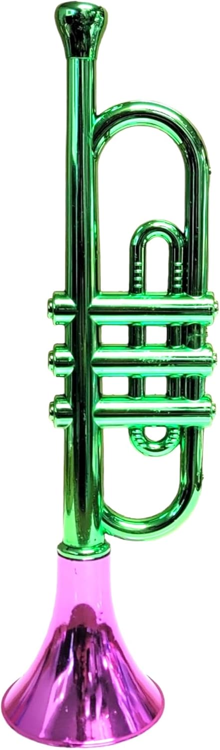 (13 Inch) (6 Metallic Trumpets Plastic Noisemaker Music Toys for Kids Instruments Noise Makers for Birthday Partie