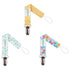Babygoal 6 Pack Pacifier Clips, Metal Clips Holder for Boys and Girls, Fits Most Pacifier Styles & Baby Toys