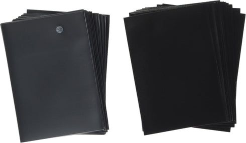 Ultra Pro Pro-Matte Black Small Deck Protectors, 60ct, black, small