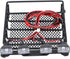 RC Car Roof Rack, Middle Size Luggage Carrier with Quadrate LED Lights for SCX10
