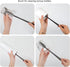 Set 12.5 Silicone Bottle Brush & Silicone Straw Cleaner Long Handle, Flexible, Odor-Resistant, Dishwasher Safe