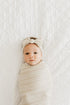Copper Pearl Large Premium Knit Baby Swaddle Receiving Blanket Clay