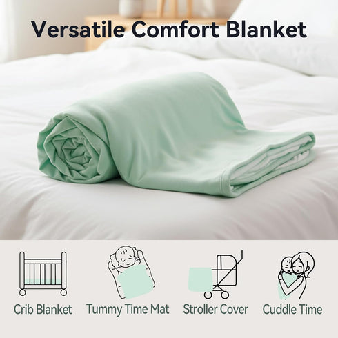 30"x40" Supersoft Baby Blankets for Girls Boys, Rayon Made from Bamboo Baby Quilt - Breathable & Hypoallergenic Blanket