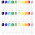 CEEYSEE 50 Pieces Safety Pins Diaper Pin 2.12 Inch Stainless Steel Nappy Pins