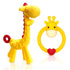 SHARE&CARE BPA Free Silicone Giraffe Baby Teether Toy with Storage Case, for 3 Months and Above