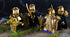 Elf Metallic Gold and Rose Gold Lances, Bows, Sword, Helm and Armour for Major Brand Building Block Minifigures (72 PCS)