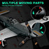 P-51 Set 258 ArtorBricks Mustang Fighter Airplane Military Building with Display Stand - Piece Model Kit for Adults