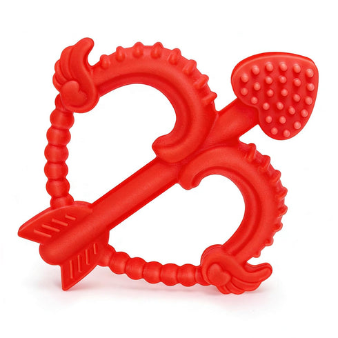 Valentines Heart Baby Teething Toys for Babies 0-36 Months, Easy for Little