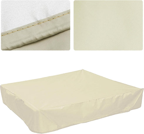Hoypeyfiy (71 71 inch) Sandbox Sandpit Cover, Kids Sandbox Cover for Sand and Toys Protection, Square Sandbox