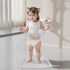 TOLUON Foldable ABS Baby Shower Stand with Armrest,Adjustable Height & Armrest Width Baby Bath Support,Anti-Slip Bath