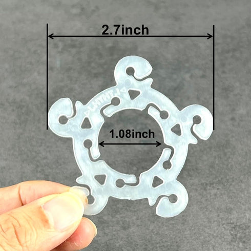 40 PCS Flower-Shaped Balloon Clips and 40PCS “H” Shaped Balloon Connectors for Arch, Column Stand, and Balloon Flowers
