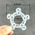 40 PCS Flower-Shaped Balloon Clips and 40PCS “H” Shaped Balloon Connectors for Arch, Column Stand, and Balloon Flowers