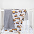 FIGEPO 30 40 Inch 1) New Born Baby Boy Double Layer Fuzzy Nursery Toddler Blanket - Soft Minky Daycare With Dotted