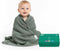 Hypoallergenic Baby Blanket - 30x40 Inches Green, Oeko-TEX Certified, Thermal-Regulating, Soft Knit
