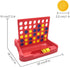 4 in a Row Game - Board Games Toys for Girls, Classic Four in a Row with 6 Spare Discs for Ages 3 to 12