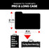 CardKingPro 16pcs Playing Card Dividers | Writable Tabs | 100 x 70mm | Designed for Long & PRO Edition Cases