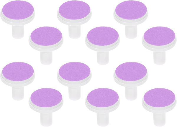 FRCOLOR Baby Nail File Pads Set 12pcs Nail Grinding Heads Electric Nail