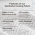 Universal Ice Cushion for Baby Stroller & Car Seat - Cooling Pad Liner, Qmax 0.35 for Hot Summer