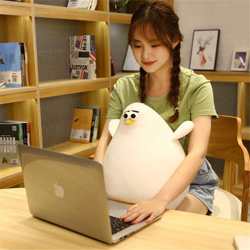 26/40cm Simulation Mother Hen Doll, Funny Fat Chicken Plush Toy, Cute Cartoon Chicken Pillow Gift