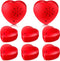 Jerify 8 Pcs Valentine's Day Voice Recorder for Stuffed Animal, 40 Second Heart Shape Audio Device