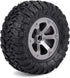 Oumefar 4pcs/Set RC Car Tires, Rubber Crawler Tyres for Remote Control Military Car Parts for 1/16 Tracked Vehicles,