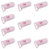 10-Pack Pacifier Clip Replacement Ends - BPA-Free Plastic Fasteners for DIY Baby